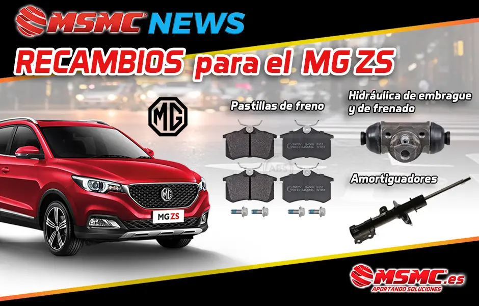 ¡Novedades en MSMC! 🤩 Recambios para el MG ZS